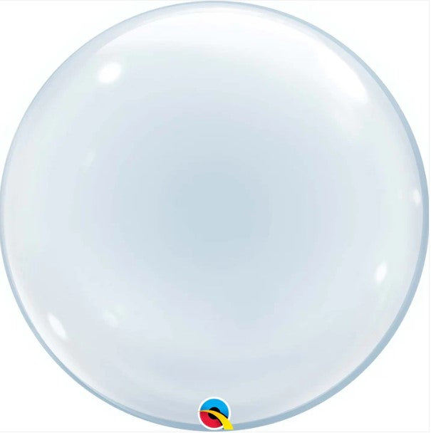 Bubble Transparent | 60cm | mit Lichterkette | inkl. Heliumfüllung