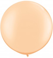 Riesenballon Soft Lachs | 24" | inkl. Heliumfüllung