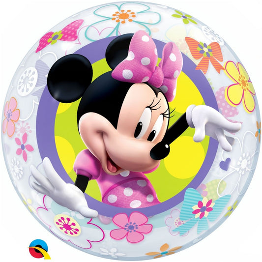 Bubble Minnie Maus | 55cm | inkl.Heliumflüllung